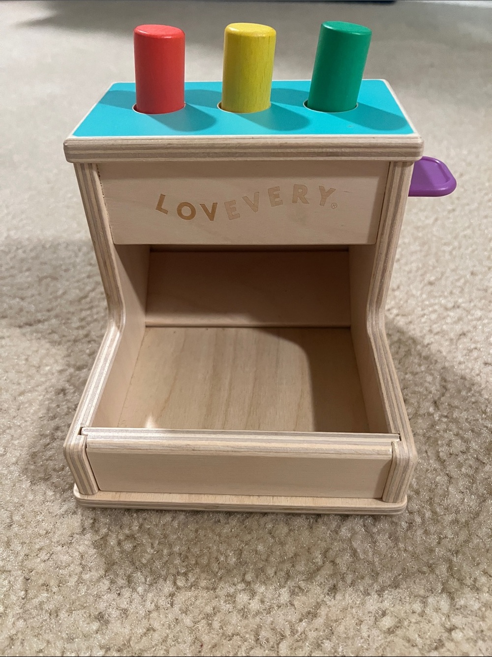 Lovevery Wooden Peg Drop Toy